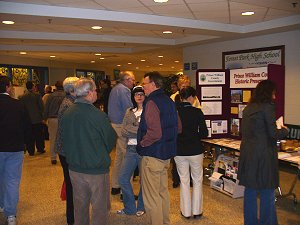 mingling at 2008 Forum