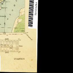 Quantico Virginia Topo Map 1927 - Historic Prince William
